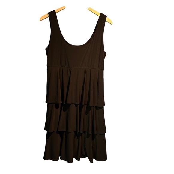Tiered Ruffle Little Black Dress Size Small Tiana B. Timeless Event Capsule - Picture 1 of 5